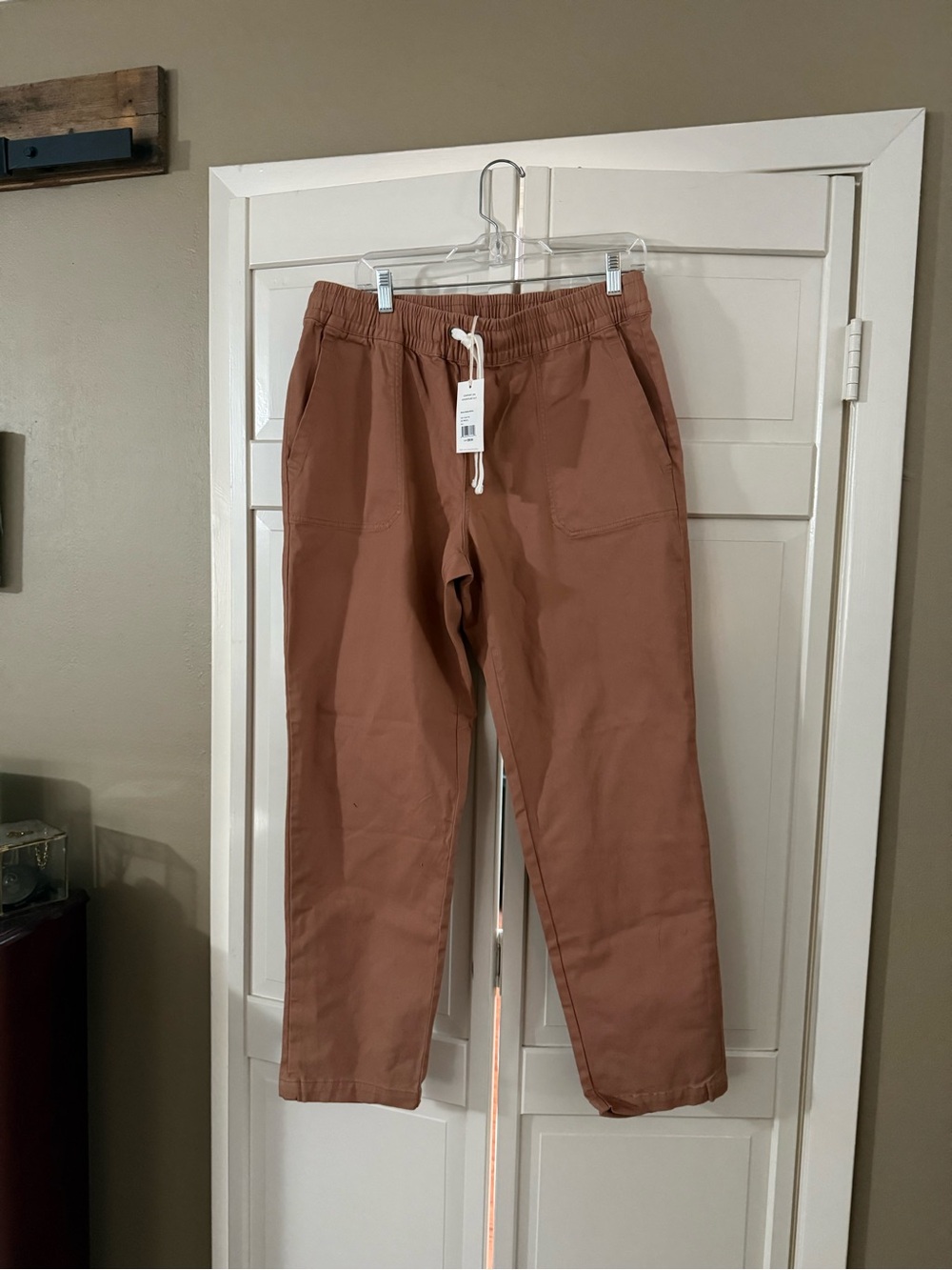 Free Fly Apparel Women's Wide Leg Drawstring Pants in Rust